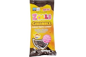 Zollipops Zolli Caramelz Clean Teeth Candy (85 g) - Cioccolato fondente