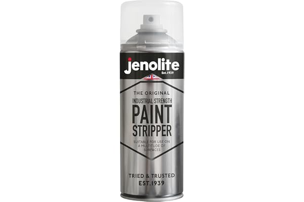 JENOLITE Dissolvant de peinture en aérosol de résistance industrielle | Utilisation sur bois, métal, brique, béton – Peintures, vernis, laques, adhésifs | 400 ml