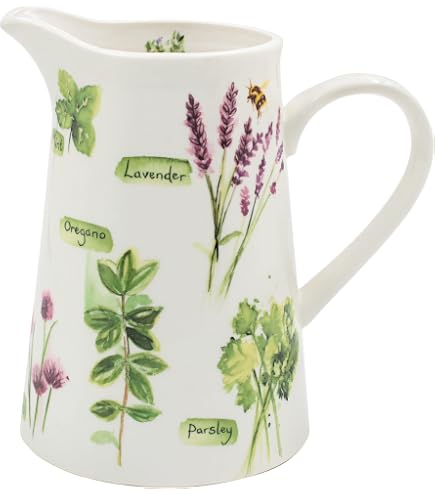 Pichet Poisson Lesser & Pavey 17 Cm – Carafe Multifonction En Céramique, Idéal Pour Lait, Crème Ou Eau