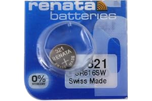 BEST PRICE SQUARE Renata 321 SR616SW Pile oxyde d'argent pour Montre sans Mercure 1,55 V