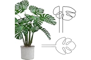 GIUSOBG 2 Pezzi Pali di Supporto per Piante, 28 cm Paletto per Piante da Giardino in Metallo, Paletto per Piante da Giardino in Metallo, per Pomodoro, Vite, Piante Rampicanti Fiore (Nero)