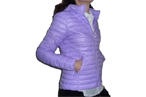 FANTASY Giacca 100 Grammi Leggera Foderata Avvitata Ecologica Piumino Trapuntino Cappuccio Mezza Stagione Donna Ragazza Moda