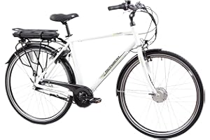 F.lli Schiano E-Moon, Bicicleta Electrica de Ciudad, 28", Batería 36V 13Ah Extraíble, Motor 250W 40Nm, Bici Electrica Urbana, Unisex Adulto
