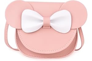 ORPAPA Handtasche Kinder Mädchen Umhängetasche, Süßes Katzenohr Crossbody Umhängetasche Messenger Kinder Geldbörse Taschen mit verstellbarer Strape für Kinder Kleinkind Mädchen