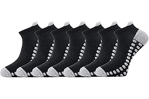 WILLIAM & EDWARDS William and Edwards - Calzini da corsa da uomo, confezione multipla, per esercizi, morbidi, traspiranti, inodori, resistenti e leggeri (confezione da 7)