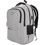 Amazon Brand - Eono Laptop Backpack With Padded Shoulder, Multiple Compartment Casual Shoulder Bag for Work, School, Travel, 