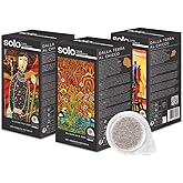 SOLO - Caffè Monorigine Kit Degustazione, Cialde E.S.E. 44mm, 54 Cialde Monodose, Compostabili, 3 Confezioni da 18 Pezzi