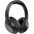 Hybrid Active Noise Cancelling Headphones, Bluetooth 5.4 Headset, Wireless Headphones, ANC Button, 60H Playtime, 35dB Noise Reduce, Hi-Fi Audio Sound, CVC 8.0 Mic, USB-C Charge, Protein Skin Ear Cups