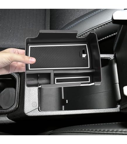 Ruiya per 2018-2023 VW Polo MK6 AW GTI 6er/Taigo/Nivus Console Centrale Portaoggetti,Organizer da Braccioli per Console Centrale Consolle Braccioli Vano Contenitore Portaoggetti Accessori Polo