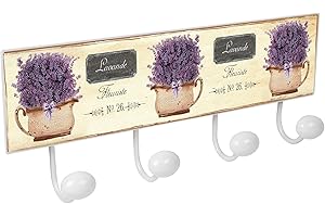 POMOLINE PERCHA pared metal diseño Retro Vintage decoración Jardín MACETA LAVANDA con 4 GANCHOS porcelana