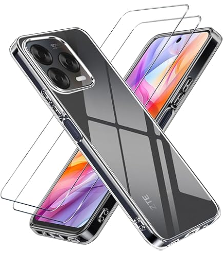 KJYFOANI Hülle Für Doogee Note 59 Pro - Transparent Mit Holzdesign