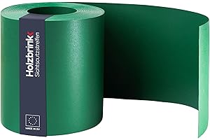 HOLZBRINK Brise vue occultant en PP | 19 cm x 26 m | Lamelle occultation grillage rigide | Rouleau brise-vue pour extérieur, balcon, jardin | vert (RAL 6005)