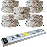 25 Metre Şerit LED Beyaz Renk + 12v 33 Amper 400 Watt LED Trafo - 3 Diren&ccedil;li Double Pcb - Oturma Odası, Yatak Odası ve Mutfak