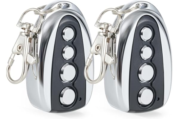 CO-Z 2 Pièces Télécommandes pour Motorisations pour Portails Coulissants et Portails Battants Clés de Sauvegarde Sans Fil Distance 30 Mètres Accessoires de Sécurité pour Portails Automatiques