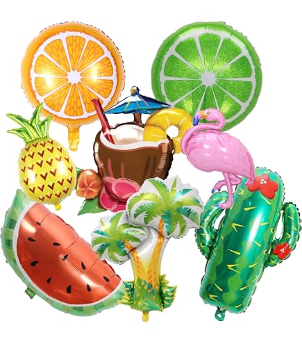 Ensemble De Vaisselle Jetable Thème Hawaïen - Pour 24 Personnes, Assiettes Et Serviettes Toucan