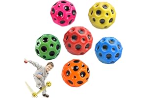 DONGSZQ Jump Ball, 6 Stücke Mini Bouncing Ball EIN Knallendes Geräusch Machen,Bounce Ball für Partyspielem, Sporttraining, Outdoor Sportarten