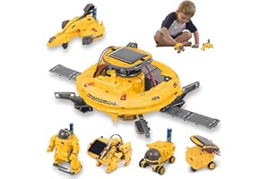 6-in-1 STEM Solar Roboter Spielzeug ab 10 Jahre Junge,OMWay Experimente für Kinder ab 8,Konstruktionsspielzeug Bausatz Geschenke für 9 10 11 12 13 14 Jährige Mädchen