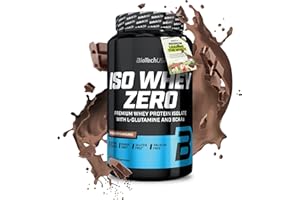 BioTechUSA Iso Whey Zero | Premium Whey Protein Isolate | Grass-Fed | Enzyme-Free | Sugar- and Gluten-free, 908 g, Cioccolato