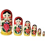 Matroschka, Matruschka, Matrjoschka, Babuschka 7-TLG.: Amazon.de: Spielzeug