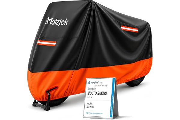 Maizjok Telo Moto Impermeabile, Coprimoto da Esterno, Poliestere 210D