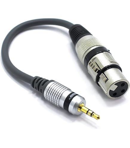 Adaptateur Audio XLR Mâle Vers Mini XLR Femelle 3 Broches - Convertisseur Symétrique Pour Micro, Casque, Appareil Photo