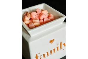 Flavia'sBoutique 30 x Heart Wax Melts Mini Soy Wax Melts High Scented Melts 100% Soy Natural Wax Melts (Dream Stopp)