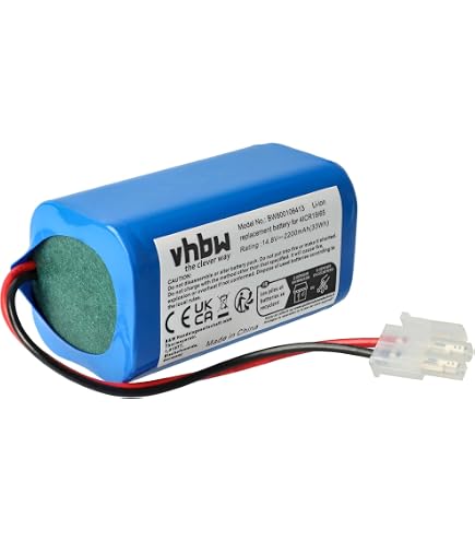 Vhbw Batteria Di Ricambio Per ILife V7, V7s Plus, V7s Pro - 2200mAh, 14,8V, Li-Ion, Alta Capacità - copertina
