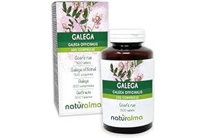 Goat's rue (Galega officinalis) herb with Flowers Naturalma - 150 g - 300 Tablets - Food Supplement - Natural and Vegan