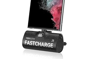 VEEKTOMX Mini Power Bank 5000mAh, 20W USB C Portable Charger PD & QC 18W zewnętrzna bateria Fast Charge, Typ C mała przenośna ładowarka kompatybilna z Samsung/Huawei/Xiaomi/Oneplus/Inne telefony USB C