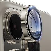 Minesk iPhone 15 Pro - 15 Pro Max / 14Pro - 14Pro with Aluminum Alloy Frame and 9H Hardness Compatible with All ProMax Models