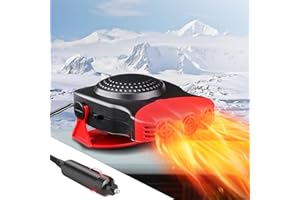 ‎QIDOE Qidoe 200W 12V Auto Heizung Akku: Tragbar kfz Heizlüfter 12 Volt Standheizung Defogger Zeitschaltuhr Scheibenheizung Ventilator Autoheizung mit zigarettenanzünder für Camping LKW Wohnmobil PKW