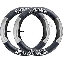 2 Tubi Per Bici Autosigillanti 20x2.5/3.0 - Valvola Schrader AV32mm, Antiforatura Per MTB E Fat Bike - Foto 11