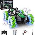 Uplayteck RC Stunt Car Toys for Kids - 1:16 Scale Big Size 4WD 2.4GHz Remote Control Car with Light & Music, Double Sided 360° Rotating Off Road Vehicle Toy for 6+ Years Old