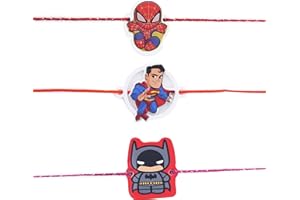 SWACRAFT Set of 3 Rakhi for Brother | Om Rakhi for Small Brother Sister| Rudraksha Rakhi for Brother Bhaiya Bhabhi | Designer Bro Rakhi for Brother | VRDUK08