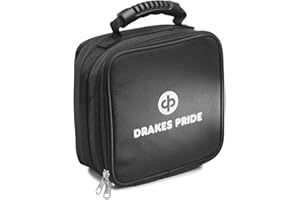 Drakes Pride - Quad Bowls Bag, (4 Carpet Bowls or 4 Crown Green Jacks) (Black)