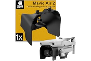 ‎YOUR DAY MATE Drohnen Kamera Gegenlichtblende, kompatibel mit DJI Mavic Air 2, in Schwarz, Sonnenschutz gegen Streulicht, Drohnen Gegenlicht Blende Schutz, Kameraschutz Linse Filter Drohne, Drohne Zubehör Video