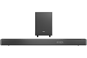 Hisense AX3120G Soundbar 3.1.2, 360W, 2 głośniki upfiring, bezprzewodowy zewnętrzny subwoofer, obsługuje Dolby Atmos i DTS:X, Bluetooth, HDMI, USB, Optyczne wejście audio
