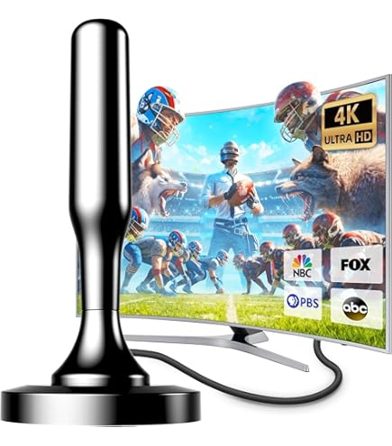 2023 Version Antenne TV Intérieur Puissante TNT HD - Antenne HDTV Avec