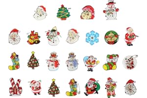 TOYANDONA Weihnachtsbrosche Leuchtende Brosche Party Mitbringsel: LED Blinkende Brosche 25 Stück Zufälliger Stil Weihnachten Silvester Schmuck Gastgeschenk Partyzubehör