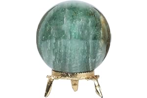 PYOR Green Jade Stone, Crystals Spheres, Decorative Balls, Meditation Decor, Halloween Crystal Ball, Spiritual Stuff, Altar Supplies, Crystal Room Decor