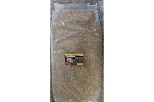 SAHAWA Bâtonnets d'étang de Nourriture pour Poissons 3 Couleurs, bâtonnets de Nourriture pour Poissons d'or de Nourriture Koi 5Kg