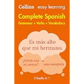 Easy Learning Spanish Complete Grammar, Verbs and Vocabulary (3 books in 1) (Collins Easy Learning Spanish)