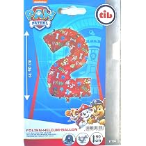 Paw Patrol XXL Folienballon Zahl 6 – 90 Cm Groß, Für Luft Oder Helium, Kindergeburtstags-Deko