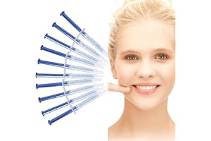 MORI KAMEI 10pcs x 3ml Teeth Whitening Gel Refill for Sensitive Teeth, Works with LED Whitening Lamp & Trays, Fast Stain Removal, Long-Lasting Brightness, Enamel Safe, No Sensitivity (3ml x 10)