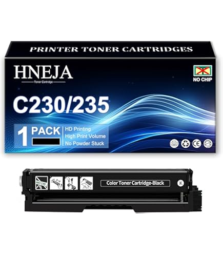 SXLXYOF 006R04391 006R04392 006R04393 006R04394 Cartouches de Toner C230 C235 Cartouche de Toner Compatible pour Xerox C230 C235 Travail à Haut rendement sans Puce,4Pack-C230 C235