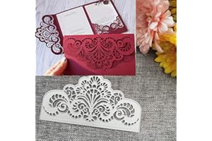 KUIZHIREN1 Matrices de découpe pour gaufrage de bricolage, fleurs en métal - Argenté