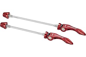 ONIPAX Quick Release SKEWERS RED/Black MTB Road Bicycle 1 Pair