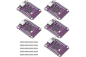 APKLVSR 5PCS ESP-S2 Mini V1.0.0 basé sur la Carte de développement ESP-S2FN4R2 4 MB Flash 2 Mo PSRAM WiFi Circuit MicroPython ESP-IDF pour Arduino