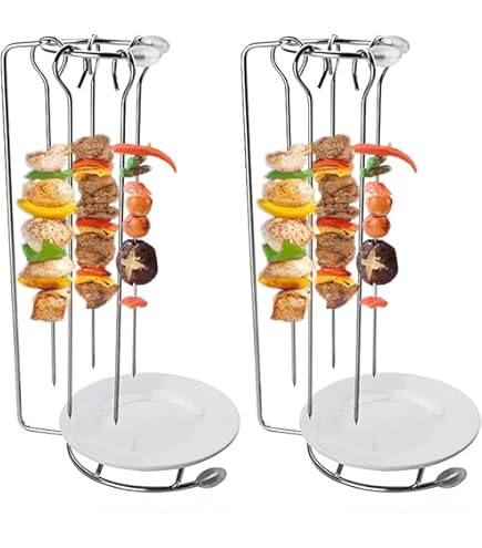 Supporto Verticale Per Spiedini Onlyfire - Per Grigliate Di Carne, Pesce E Pollo - Foto 7