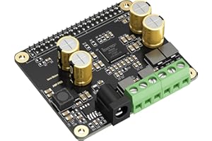 InnoMaker Amplificatore audio 2 x 80 W uscita di picco classe D HiFi AMP Pro V2 HAT, con 192 kHz/24 bit MA12070P, supporta Volumio, MoOde, Raspbian e LibreELEC per Raspberry Pi 5/4/3B+/Zero